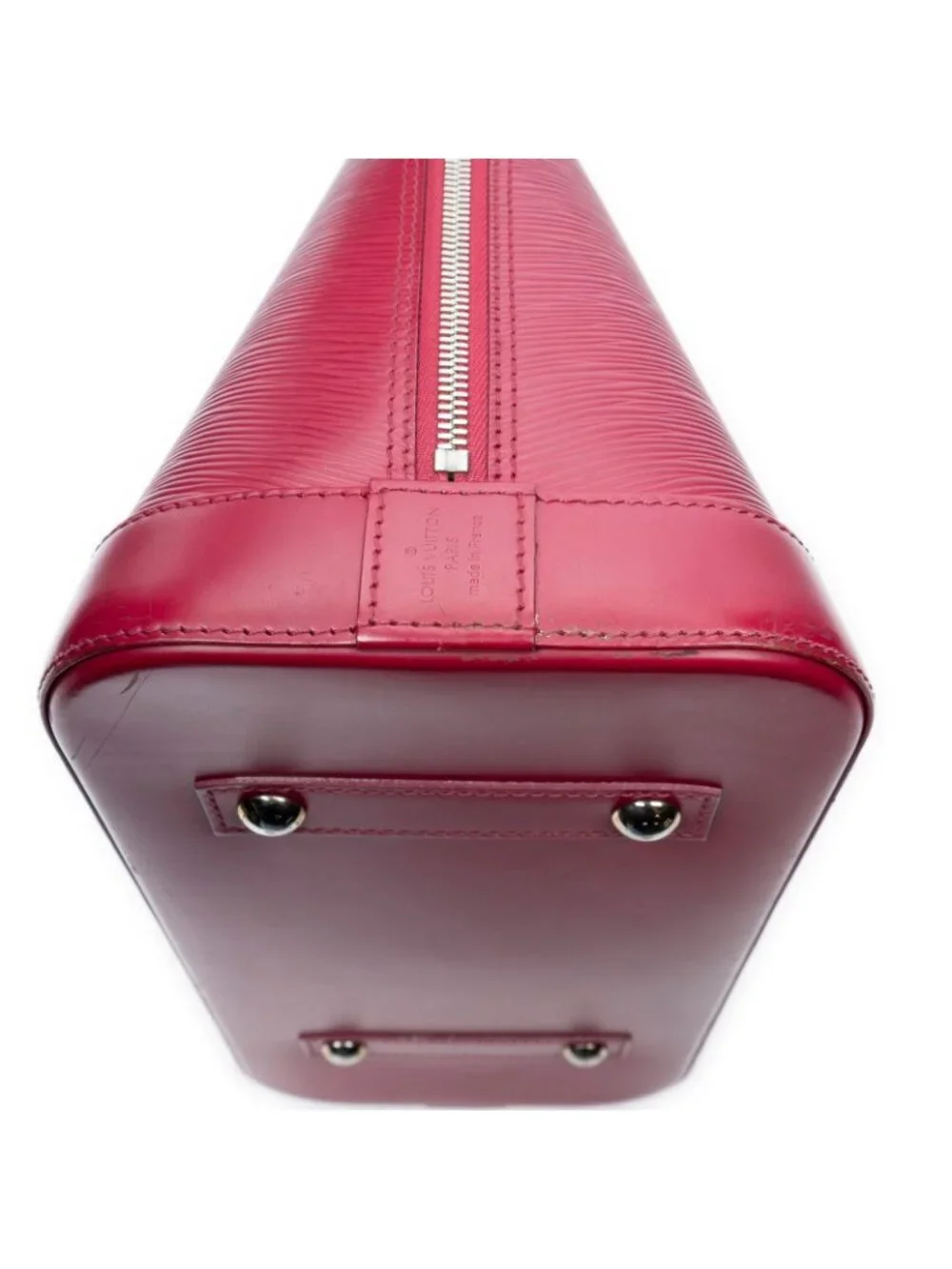 Louis Vuitton Alma Fuchsia Epi Handbag